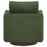Iris Matcha Fabric Upholstered Swivel Accent Chair from Coaster - Luna Furniture