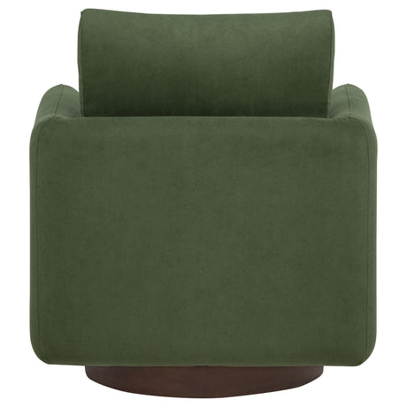 Iris Matcha Fabric Upholstered Swivel Accent Chair from Coaster - Luna Furniture