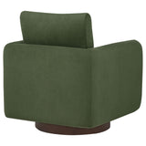 Iris Matcha Fabric Upholstered Swivel Accent Chair from Coaster - Luna Furniture