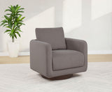 Iris Stone Fabric Upholstered Swivel Accent Chair from Coaster - Luna Furniture