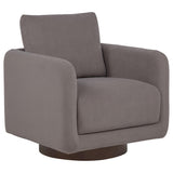 Iris Stone Fabric Upholstered Swivel Accent Chair from Coaster - Luna Furniture