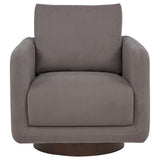 Iris Stone Fabric Upholstered Swivel Accent Chair from Coaster - Luna Furniture