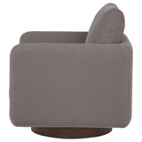 Iris Stone Fabric Upholstered Swivel Accent Chair from Coaster - Luna Furniture