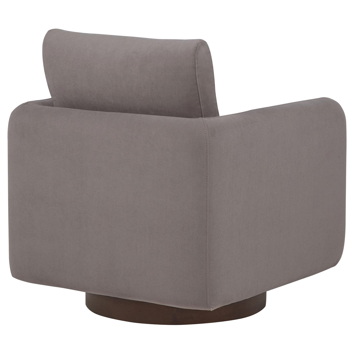 Iris Stone Fabric Upholstered Swivel Accent Chair from Coaster - Luna Furniture