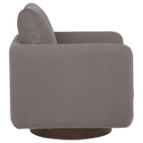 Iris Stone Fabric Upholstered Swivel Accent Chair from Coaster - Luna Furniture