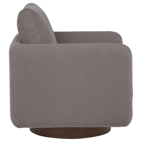 Iris Stone Fabric Upholstered Swivel Accent Chair from Coaster - Luna Furniture