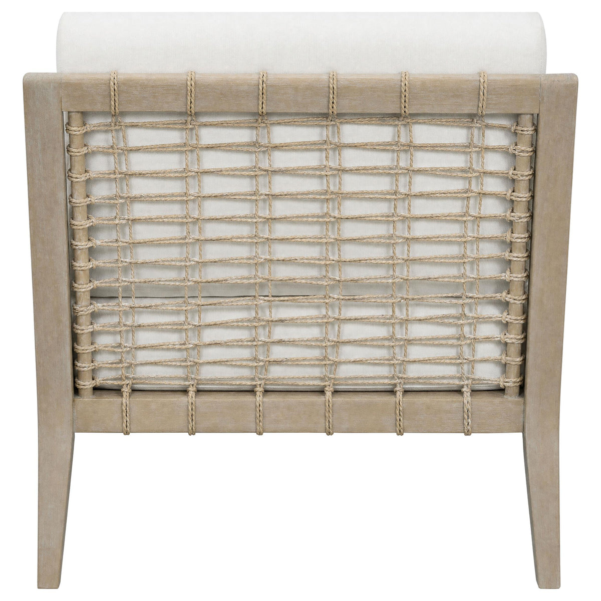 Cantu Seagrass White/Weathered Natural Accent Chair from Coaster - Luna Furniture