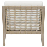 Cantu Seagrass White/Weathered Natural Accent Chair from Coaster - Luna Furniture