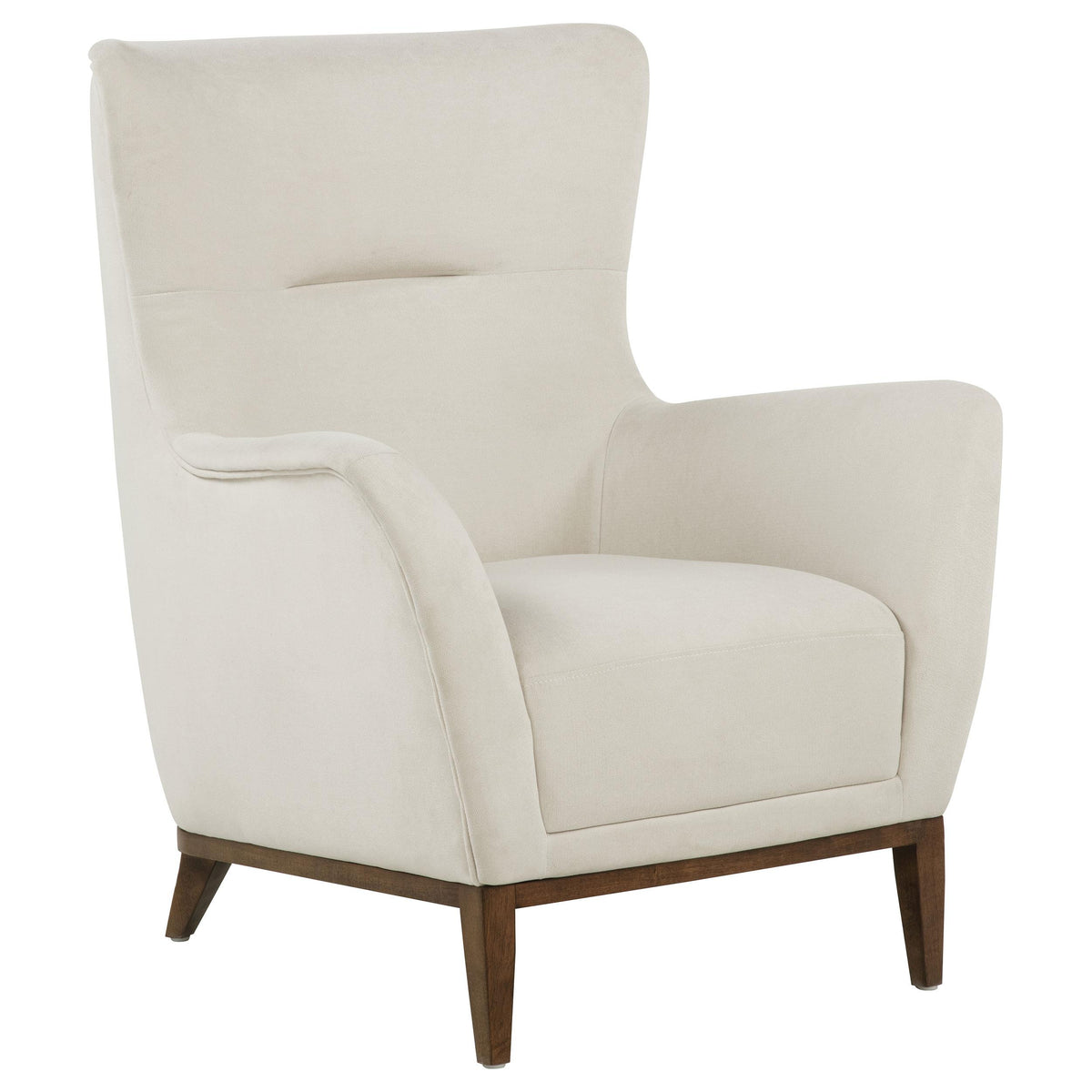 Catala Ivory/Coffee Accent Chair from Coaster - Luna Furniture