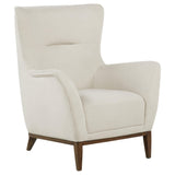 Catala Ivory/Coffee Accent Chair from Coaster - Luna Furniture