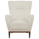 Catala Ivory/Coffee Accent Chair from Coaster - Luna Furniture
