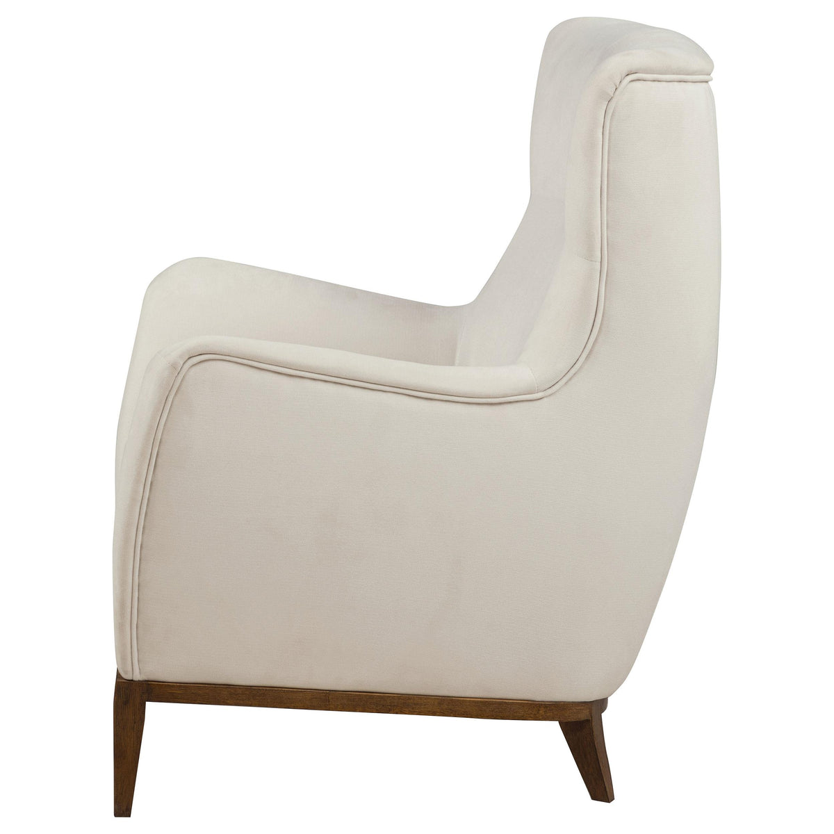 Catala Ivory/Coffee Accent Chair from Coaster - Luna Furniture