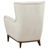 Catala Ivory/Coffee Accent Chair from Coaster - Luna Furniture