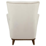 Catala Ivory/Coffee Accent Chair from Coaster - Luna Furniture