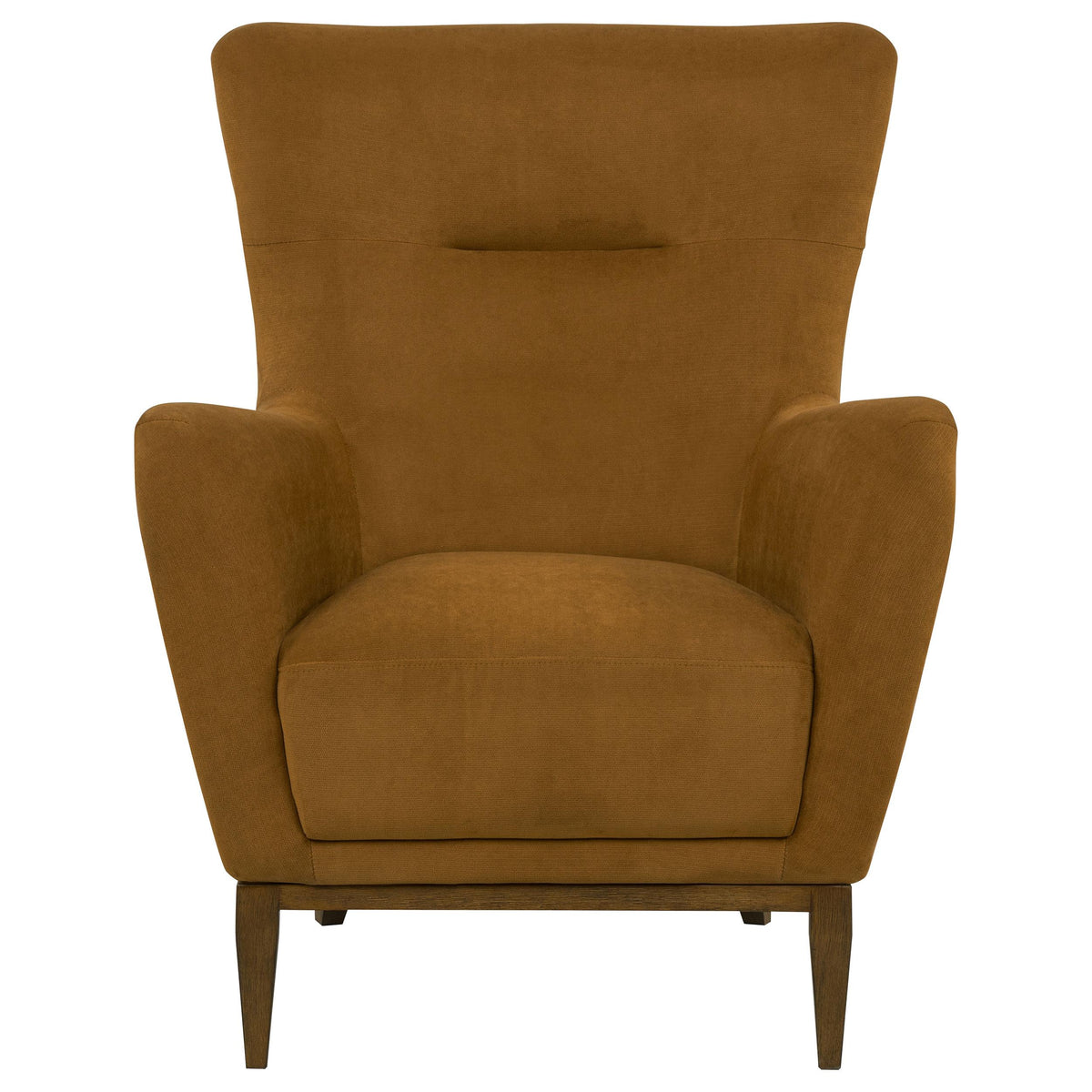 Catala Rust/Coffee Upholstered High Back Accent Chair from Coaster - Luna Furniture