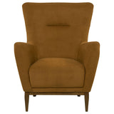Catala Rust/Coffee Upholstered High Back Accent Chair from Coaster - Luna Furniture