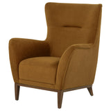 Catala Rust/Coffee Upholstered High Back Accent Chair from Coaster - Luna Furniture