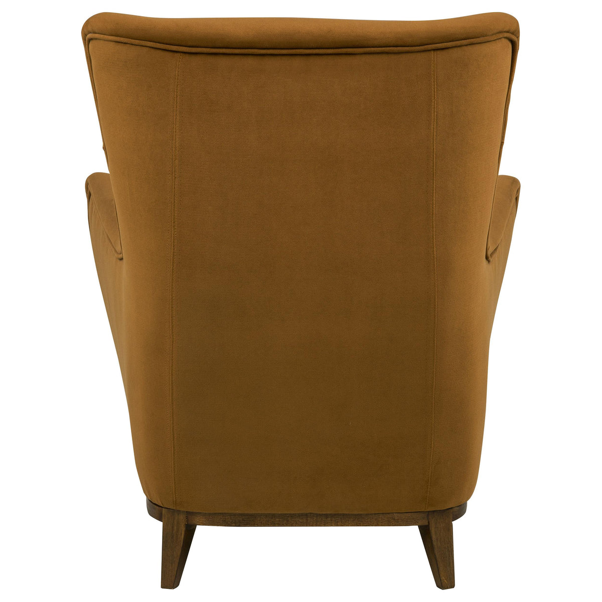 Catala Rust/Coffee Upholstered High Back Accent Chair from Coaster - Luna Furniture