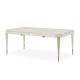 La Rachelle Medium Champagne Rectangular Dining Table from Michael Amini - Luna Furniture
