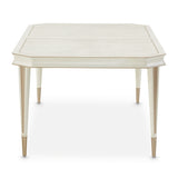La Rachelle Medium Champagne Rectangular Dining Table from Michael Amini - Luna Furniture