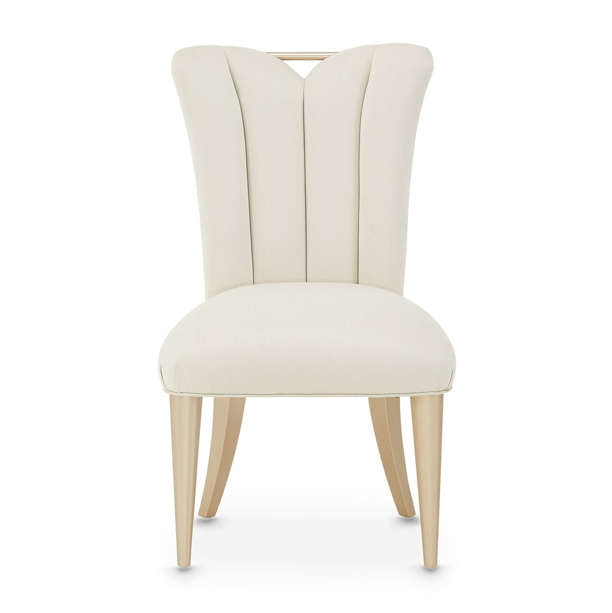 La Rachelle Medium Champagne Side Chair from Michael Amini - Luna Furniture