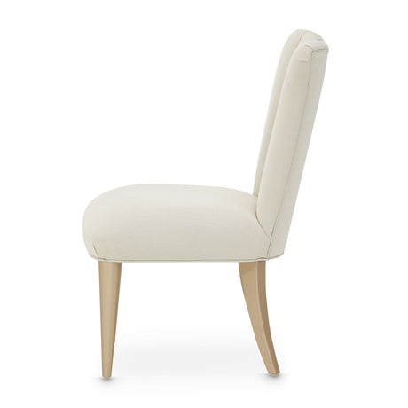 La Rachelle Medium Champagne Side Chair from Michael Amini - Luna Furniture