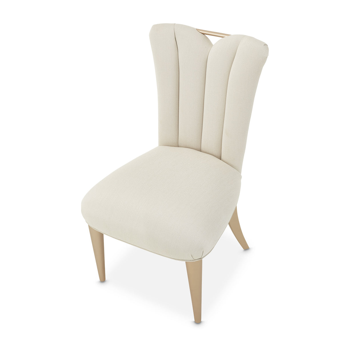 La Rachelle Medium Champagne Side Chair from Michael Amini - Luna Furniture