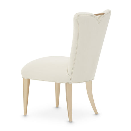 La Rachelle Medium Champagne Side Chair from Michael Amini - Luna Furniture