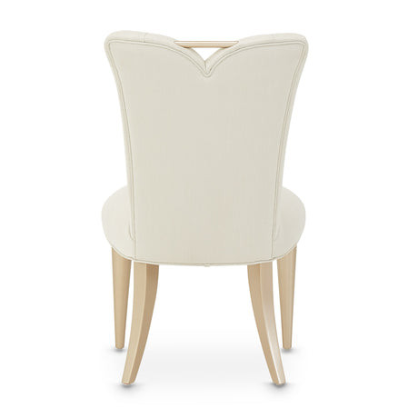 La Rachelle Medium Champagne Side Chair from Michael Amini - Luna Furniture