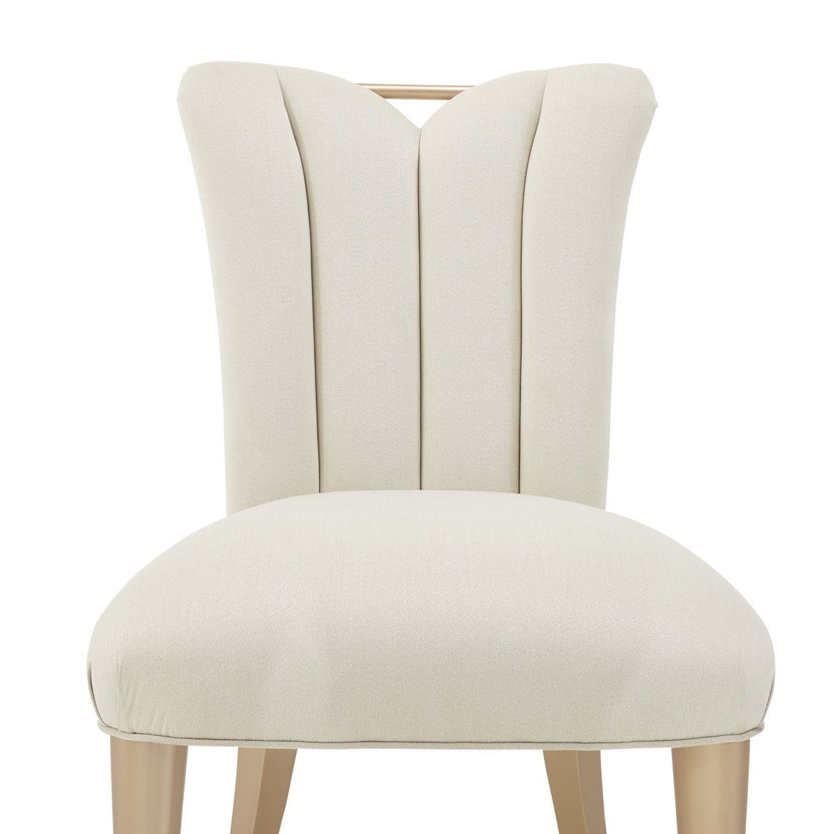 La Rachelle Medium Champagne Side Chair from Michael Amini - Luna Furniture