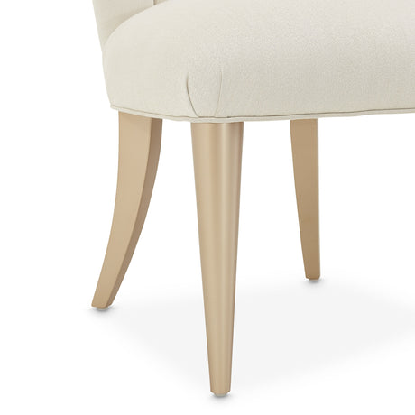 La Rachelle Medium Champagne Side Chair from Michael Amini - Luna Furniture