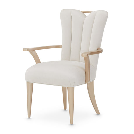 La Rachelle Medium Champagne Arm Chair from Michael Amini - Luna Furniture