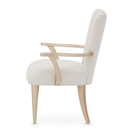 La Rachelle Medium Champagne Arm Chair from Michael Amini - Luna Furniture