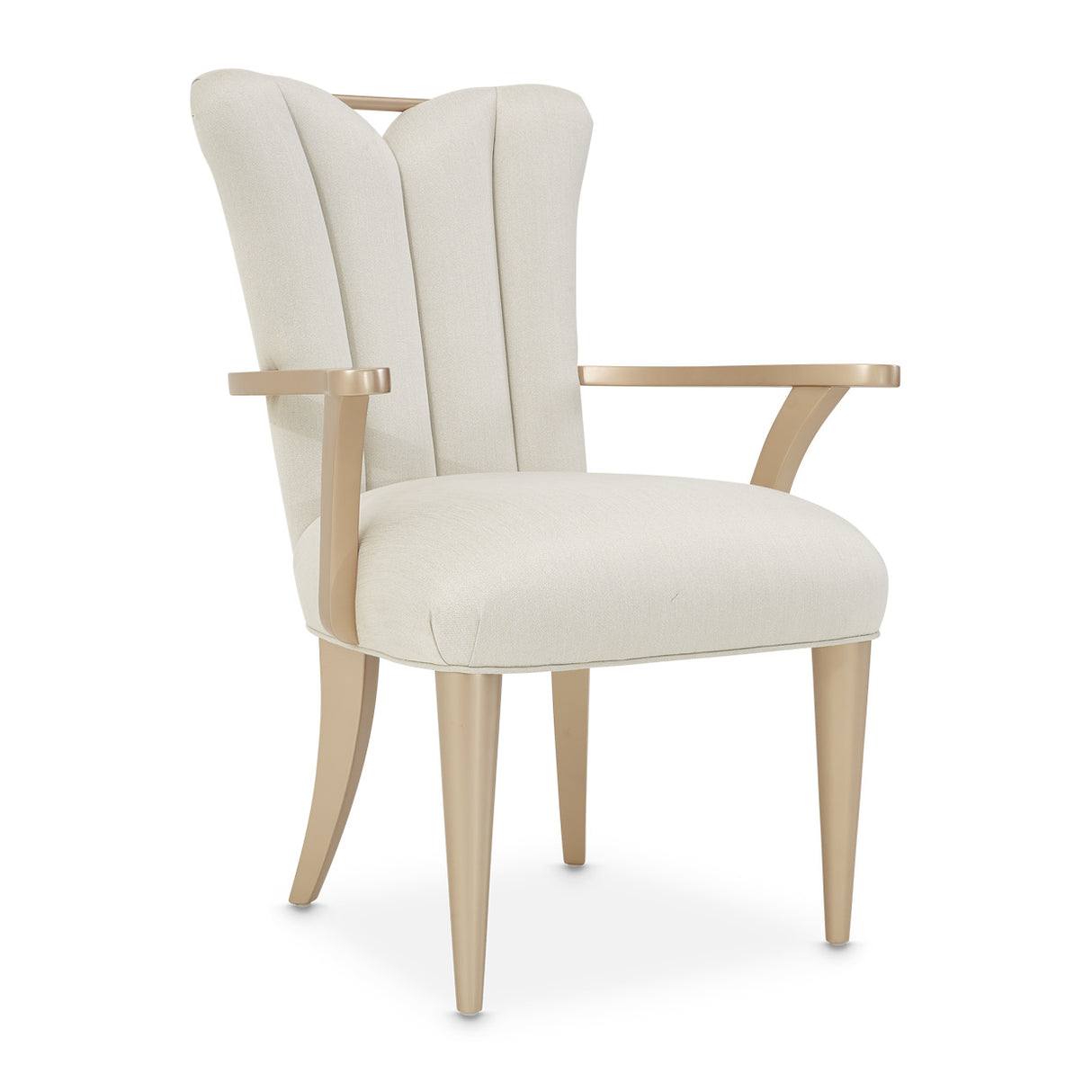 La Rachelle Medium Champagne Arm Chair from Michael Amini - Luna Furniture