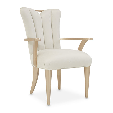 La Rachelle Medium Champagne Arm Chair from Michael Amini - Luna Furniture