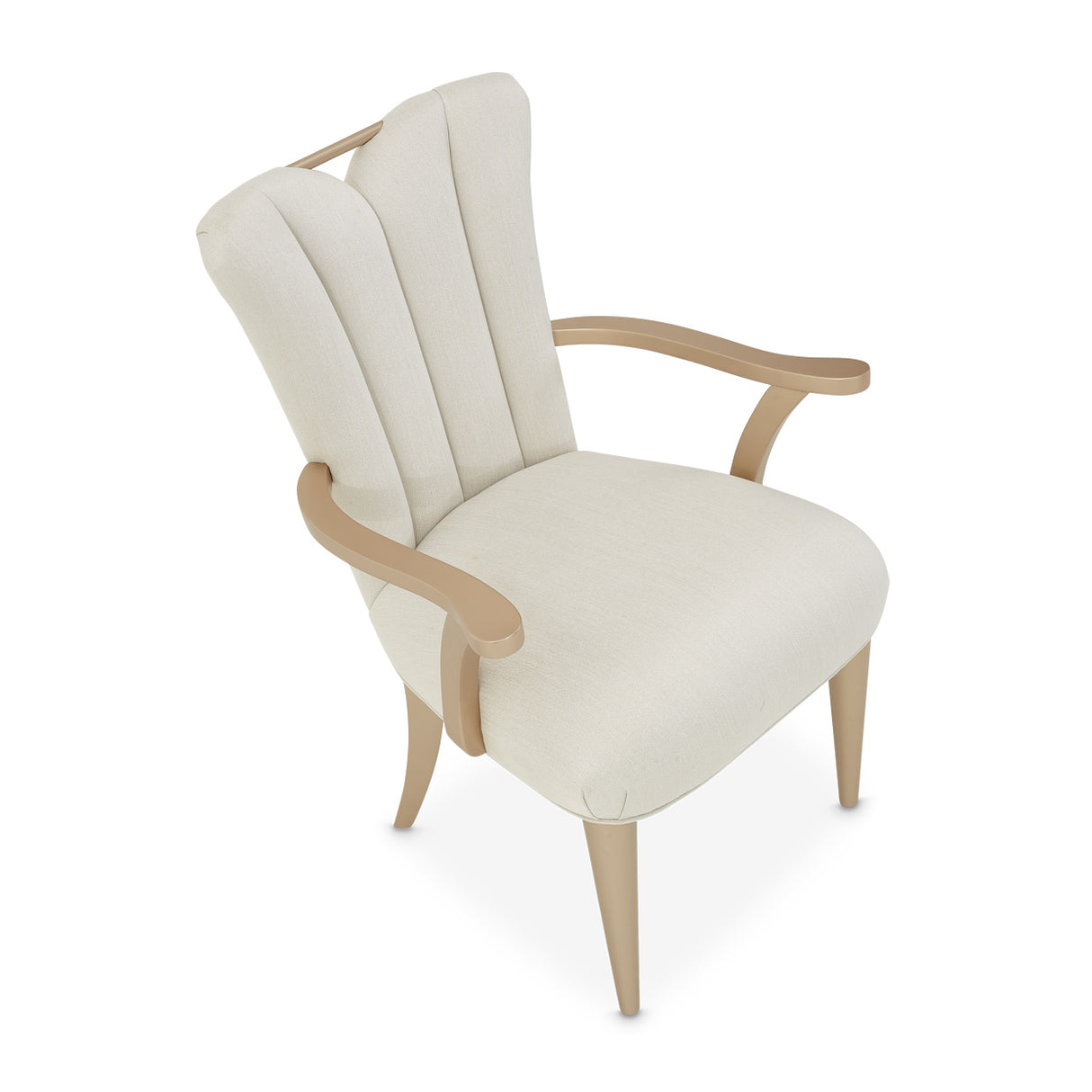 La Rachelle Medium Champagne Arm Chair from Michael Amini - Luna Furniture