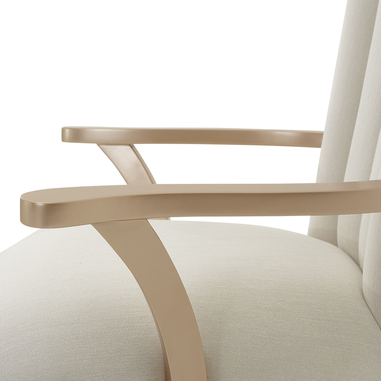 La Rachelle Medium Champagne Arm Chair from Michael Amini - Luna Furniture