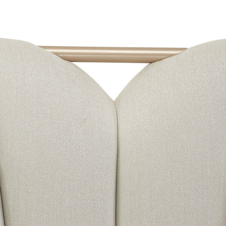 La Rachelle Medium Champagne Arm Chair from Michael Amini - Luna Furniture