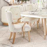 La Rachelle Medium Champagne Arm Chair from Michael Amini - Luna Furniture