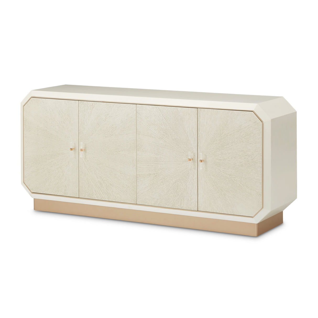 La Rachelle Medium Champagne Sideboard from Michael Amini - Luna Furniture
