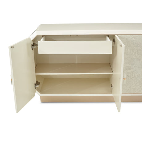 La Rachelle Medium Champagne Sideboard from Michael Amini - Luna Furniture