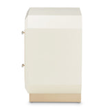 La Rachelle Medium Champagne 2-drawer Nightstand from Michael Amini - Luna Furniture