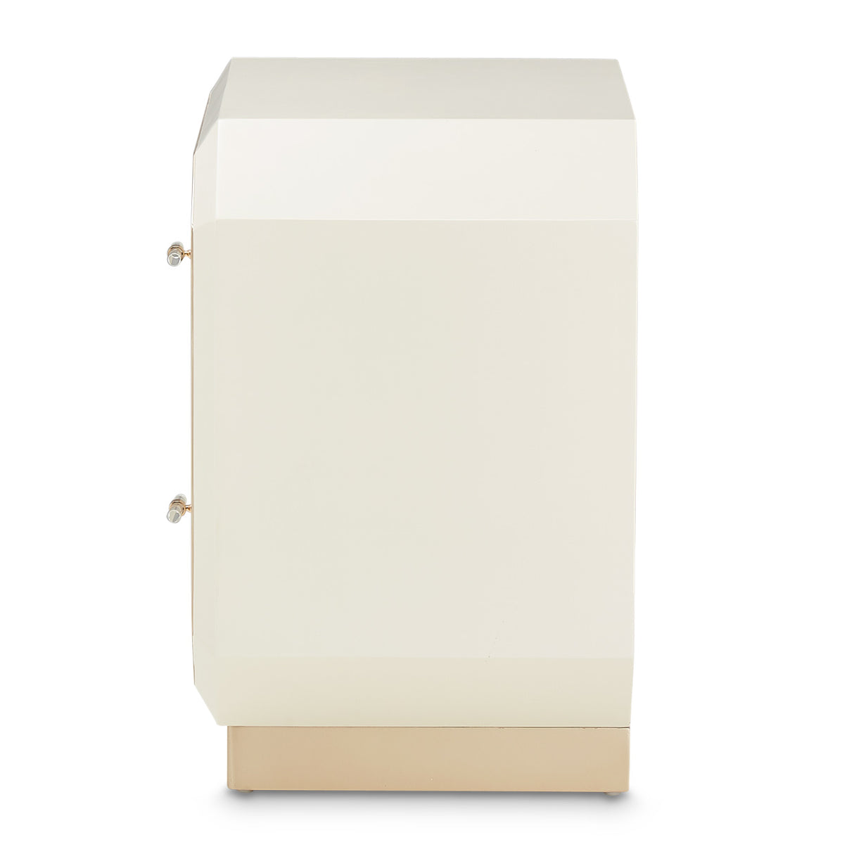 La Rachelle Medium Champagne 2-drawer Nightstand from Michael Amini - Luna Furniture