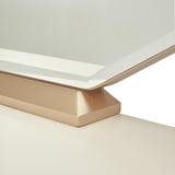 La Rachelle Medium Champagne Dresser With Mirror from Michael Amini - Luna Furniture