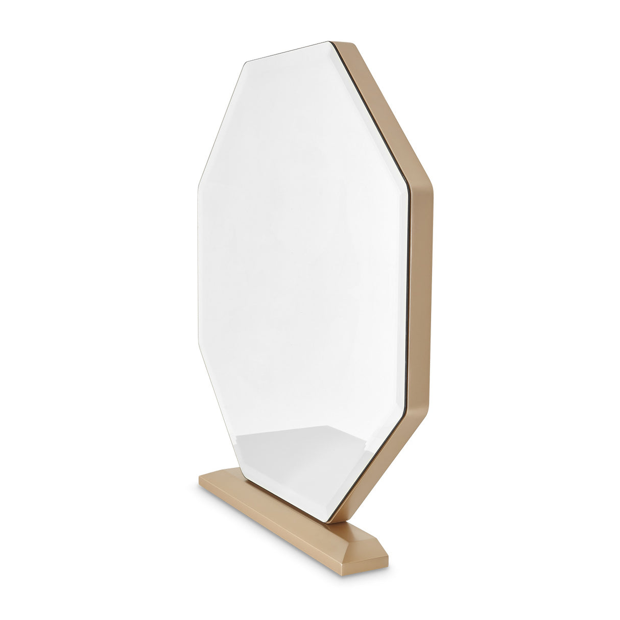 La Rachelle Medium Champagne Vanity Mirror from Michael Amini - Luna Furniture