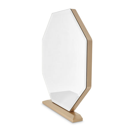 La Rachelle Medium Champagne Vanity Mirror from Michael Amini - Luna Furniture