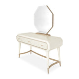 La Rachelle Medium Champagne Vanity Mirror from Michael Amini - Luna Furniture