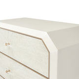 La Rachelle Medium Champagne 5-drawer Chest from Michael Amini - Luna Furniture