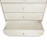 La Rachelle Medium Champagne 5-drawer Chest from Michael Amini - Luna Furniture