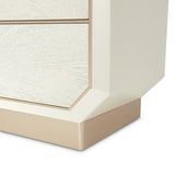 La Rachelle Medium Champagne 5-drawer Chest from Michael Amini - Luna Furniture